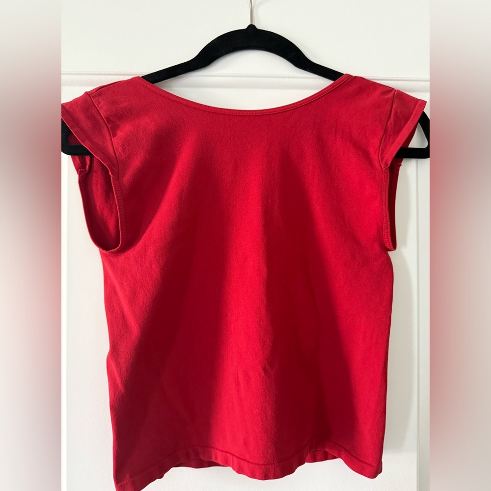 Free People Intimately Red Backless Top - Picture 3 of 4